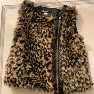 Girls Faux Fur Vest